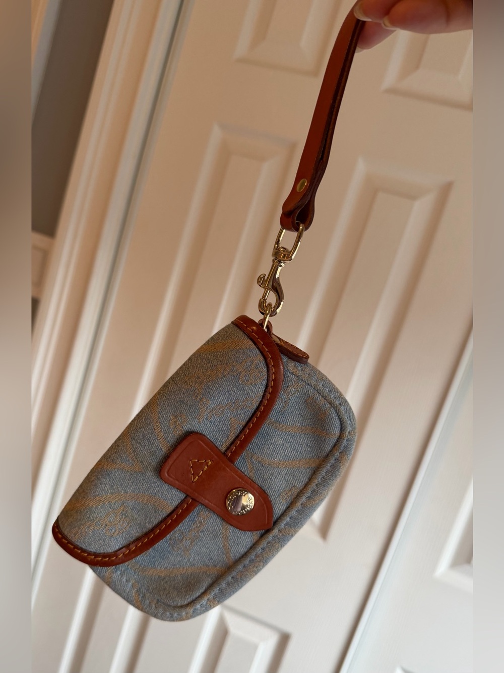 Dooney & Bourke Denim Wristlet 
Wallet Women’s - Picture 5 of 10